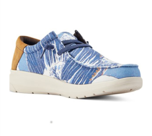 Ariat Other - Ariat Hilo x Western Aloha Alenuihaha Slip On Shoes Men 9.5 NWOT Wave Print